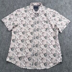 7‎ Diamonds Shirt Mens Extra Large Morning Rise Floral 4-Way Stretch Performance